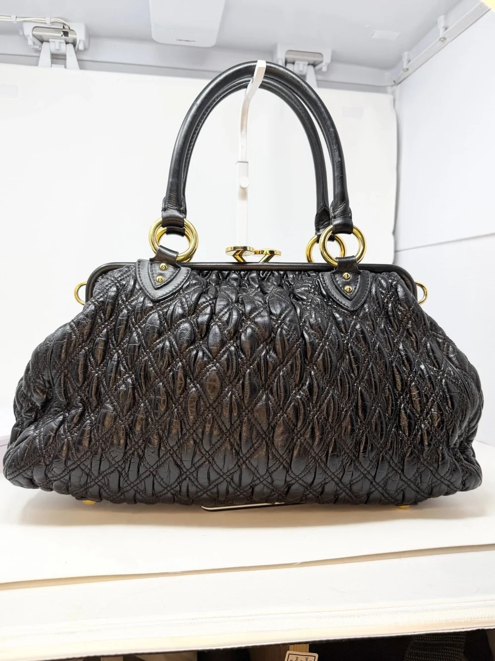 Marc Jacobs Quilted Black Stam Bag Fall 2007 Collection